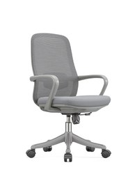 Resim Ofisbazaar Lavander Fileli Çalışma Koltuğu Ergonomik Şef Ve Toplantı Koltuğu Gri Gri 