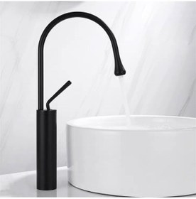 Resim F-815 Siyah Lavabo Bataryası Siyah 