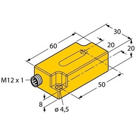 Resim Turck 1534014 B2n60h-q20l60-2lı2-h1151 Eğim Ölçer Inclinometer 