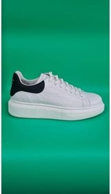 Resim MARCOMEN Bağcıklı LV Model Baskılı Kalın Düz Taban Sneaker Ayakkabı 21006 