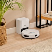 Resim Homend Alex Laser Power 1289H Toz Hazneli Moplu Halı Tanıyan Beyaz Robot Süpürge 