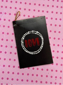 Resim demontecraft Hediye kartı not karti 6.5x9.5 ölçü 1 adet 