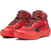 Resim Puma Playmaker Pro Mid Jr 378330-13 Unisex Basketbol Ayakkabısı Kırmızı 