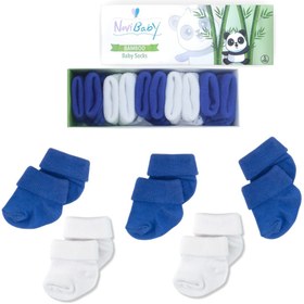 Resim Novibaby 5'li Bambu Yenidoğan Bebek Çorap I Brave Boy I Kız Erkek Bebek Çorabı 