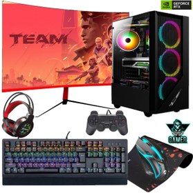 Resim GAMELİNE ELS06 RYZEN 5 5600 16GB DDR4 1TB SSD RTX3050 8GB 24" CURVED OYUNCU MASAÜSTÜ BİLGİSAYAR 