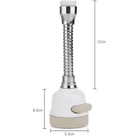 Resim Ozcmax Hortumlu Oynar Musluk Başlığı - 3 Fonksiyonlu 