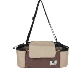 Resim Brandbaby Anne Bebek Bakım Çantası Suya Dayanıklı Polyester 5 Gözlü Organizer Kahverengi 