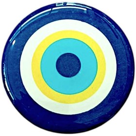 Resim habaca Nazar Boncuk Modeli Yuvarlak Etiket Damla Sticker 3.5 cm 
