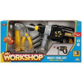 Resim Sunman Oyuncak Zapp Toys My Workshop Matkaplı Tamir Seti 9 Parça 00004606 