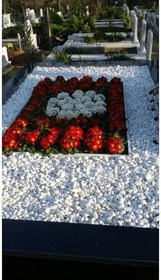 Resim Asenya Mezar Taşı 50 Kg 2-4 Cm Beyaz Dolomit Taş Dere Çakıl Taşı Bahçe Süs Taşı Mezar Süsleme Taşı 