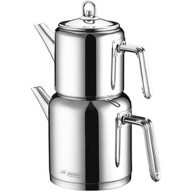 Resim Aryıldız Vento Çelik Sap Büyük Çaydanlık Takım 