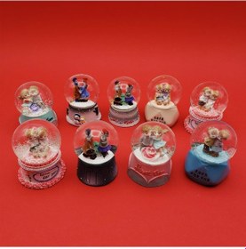 Resim Konyax Işıklı Mini Kar Küreleri 