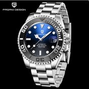 Resim Pagani Design Pd-1651 Yachtmaster Erkek Otomatik Saat Lüks Mekanik Kol Saati Paslanmaz Çelik Su Geçirmez Saat Gümüş 