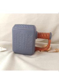 Resim Kupa Kahve Fincanı Thor Çekiç Kupa 3d Tasarım Bardak 530 Ml Su Bardağı 
