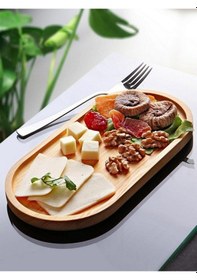 Resim Bambu Sunum Tabağı - Yağdanlık Altı Tabağı 26 Cm 