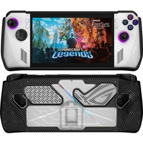 Resim Cbtx Asus Rog Ally Oyun Konsolu Pc + Tpu Koruyucu Kılıf Braketli Kapak Siyah 