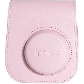 Resim Fujifilm Instax Mini 12 Pembe Deri Çanta 