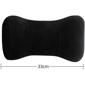 Resim Wondernest Araba Bellek Pamuk Kafalık Koruyucu Servikal Omurga Yastığı Kahverengi 