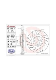 Resim Mercedes Ml250 W166 Fren Diski On 2012-2015 Brembo 09a96021 2adettir 