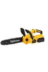 Resim OPTIVEX Sarı Şarjlı Ağaç Odun Kesme Motoru Zincirli Testere 21v 4 Amper Kömürsüz 
