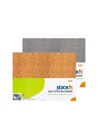 Resim Hopax Stickn Kahve Kendinden Yapışkanlı Pano 58 x 46 CM - 23023 