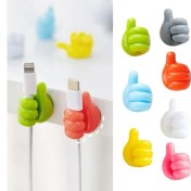 Resim AyrStore El Şeklinde Kauçuk Çok Amaçlı Kablo Tutacak 10 Adet 