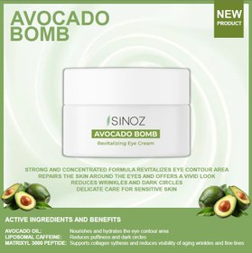 Resim Sinoz – Avocado Bomb Eye Cream Moisturizing & Revitalizing 15ml (0.51 fl oz) 