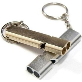 Resim Buffer Sos Acil İmdat Düdüğü Alüminyum Islık Anahtarlık Kamp Yürüyüş Aksesuar Araçları 