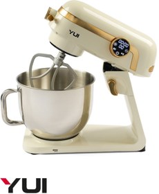 Resim Yui Easy Chef M123 1800w Güç 7l Hazne Stand Mikser Krem Gold 