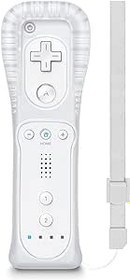 Resim JYELUK Wii Kumandası, Nintendo WiFi ile Uyumlu Wii Uzaktan Kumanda, Bilek Kayışı ve Kasa Beyaz 