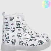 Resim Hello Kitty Kız Çocuk Bot 21-25 Numara Beyaz Beyaz 
