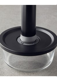 Resim English Home Vacuum Pro Lock 7 Parça Vakum Cihazlı Cam Saklama Kabı Siyah Siyah 