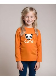 Resim Fyk Kids Kız Çocuk Bisiklet Yaka 3'lü Basic Sweatshirt Çok Renkli 