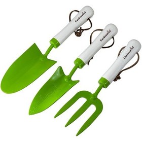 Resim Gardenwind P2262003 Yeşil 3lü Bahçe Seti. Dar/geniş Kürek. Dirgen 
