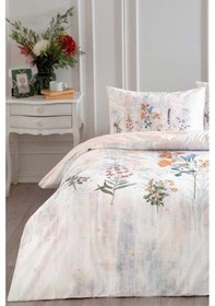 Resim Özdilek Nev Floraison Nevresim Takımı Çift Kişilik Somon - Lastiksiz Somon 