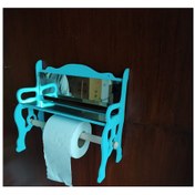 Resim Aynalı Wc Kağıtlık Tuvalet Kağıtlığı Ahşap Havluluk Peçetelik 