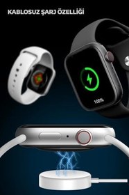 Resim Torima JD77 Yan Tuş Aktif Tam Ekranlı 45 mm Konuşma Özellikli Akıllı Saat Beyaz 