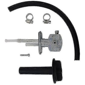 Resim Atv Yamaha Grizzly 350/660 Ve Bruin 350 Fotoğraf Renkli Yakıt Musluğu Musluğu Tertibatı Ve Kolu 