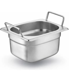Resim Üret Çelik Üret Saplı Gastronom Küvet Gn 1/6 150 mm 2.4 Lt 