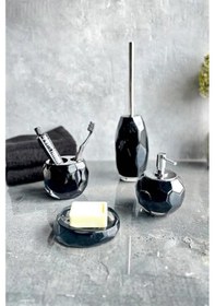 Resim Primanova Joseph 4 Parça Banyo Seti Siyah 