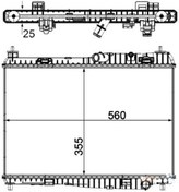 Resim Bfr147018 Radyatör Brazing Fiesta 1.2 1.4 1.6ti 08 Bmax 1.4 12 350x558x18 