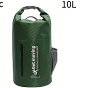Resim Elmpaly Hafif Dayanıklı Su Geçirmez 10l Army Green Get Moving Seyahat Bavulu Haki Yeşil 