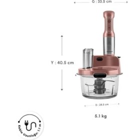 Resim Karaca Sebze, Et ve Meyve Dilimle Doğra Karıştır Rendele Çırp Smoothie Yap 6 Bıçaklı 2500W Yüksek Güçlü Premium Mutfak Robotu & Blendır Inox 