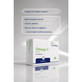 Resim Dr. Ümit Aktaş Omega 3 - Balık Yağı - Okside Olmayan 60 Kapsül 