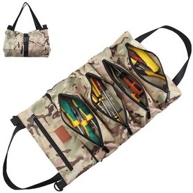 Resim Youmex Katlanabilir Çok Amaçlı Takım Çantası - 5 Fermuarlı Cep İle Araç Ve Motor İçin Pratik Saklama Çözümü 