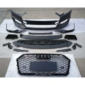 Resim Audi A4 2016-2019 Rs4 Ön Tampon Panjur Seti 