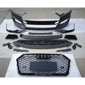Resim Audi A4 2016-2019 Rs4 Ön Tampon Panjur Seti 