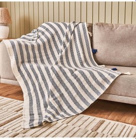 Resim Soft Hill Koltuk Örtüsü - Lacivert - 115x200 Cm Çok Renkli 
