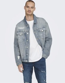 Resim Only & Sons Erkek Kot Ceket 22023244 Mavi 