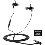 Resim ROSSTECH Rs-90 Pro Anc Mikrofonlu Metal Tasarım Kablolu Kulak Içi Kulaklık Ve Özel Taşıma Çantası 